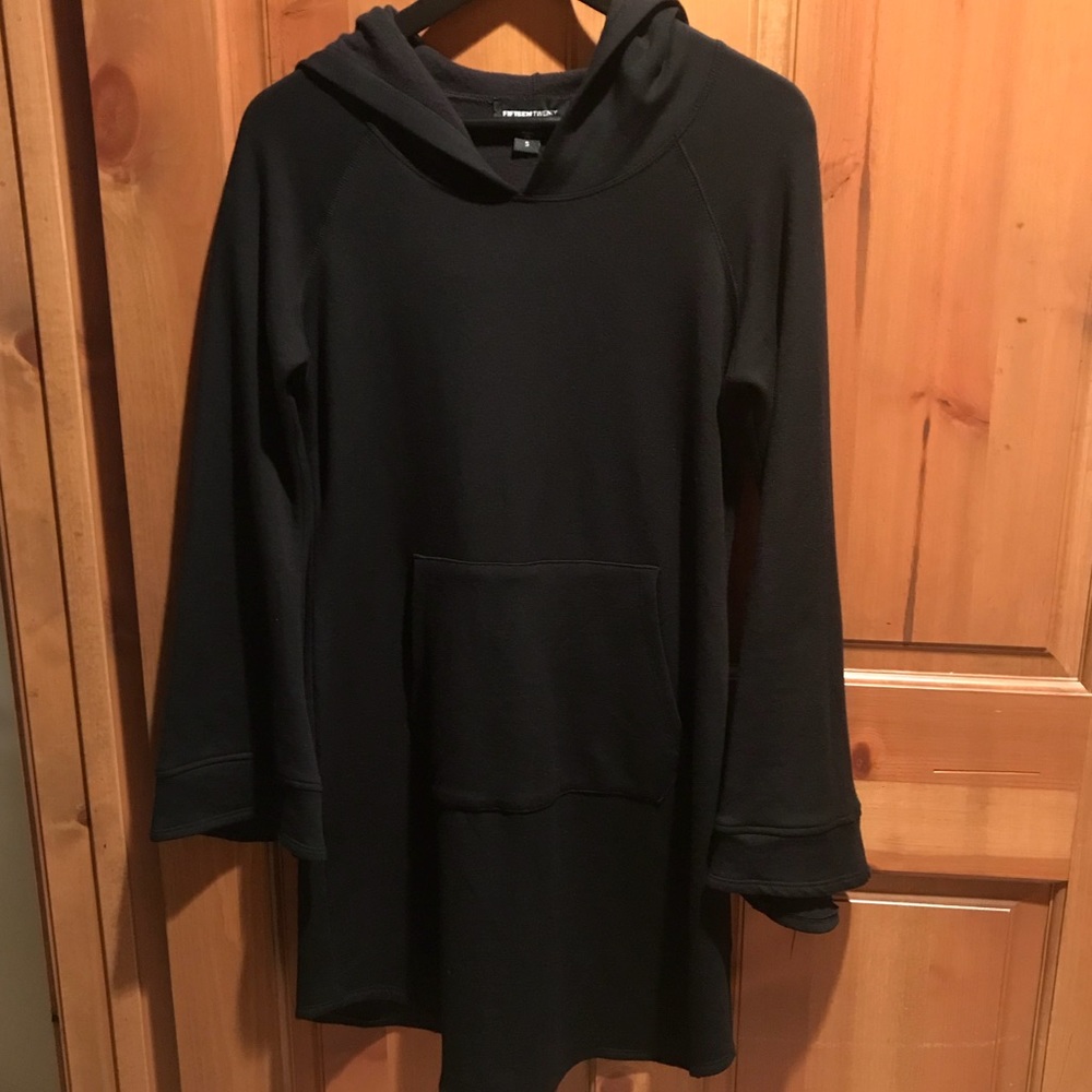 Fifteen Twenty Bell Sleeve Hoodie Dress